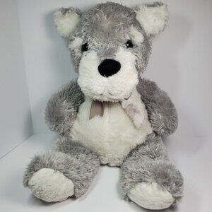 Tom's Toy International Husky Puppy Dog Plush Stuffed Animal Gray White 16"
